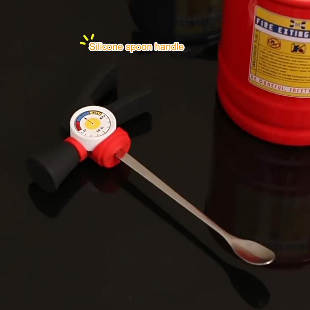 Кофейные чашки Керамическая чашка для чая Кружка в форме огнетушителя с крышкой Ложка 400 мл Горячие Холодные Напитки Молоко Сок Напиток Кружка Офис Дом Путешествия Подарки