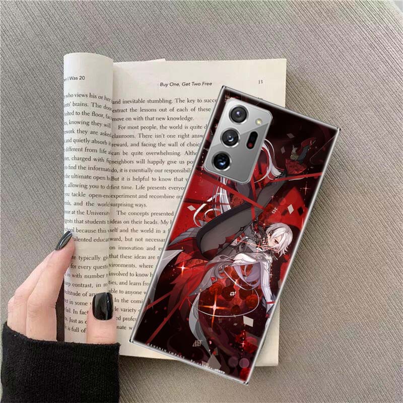 Чехол для телефона Arlecchino Genshin Impact для Samsung A15 A25 A35 A55 A13 A23 A33 A53 Galaxy A05S A51 A71 A41 A70 A50 A40 A21 A31 A03