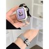 Силиконовый чехол+Ремешок цвета конфет для Apple Watch Series 10 9 8 7 46 42mm Ремешок SE 6 5 4 44 40mm Нейлоновый ремешок Strap for iwatch Ultra 49mm