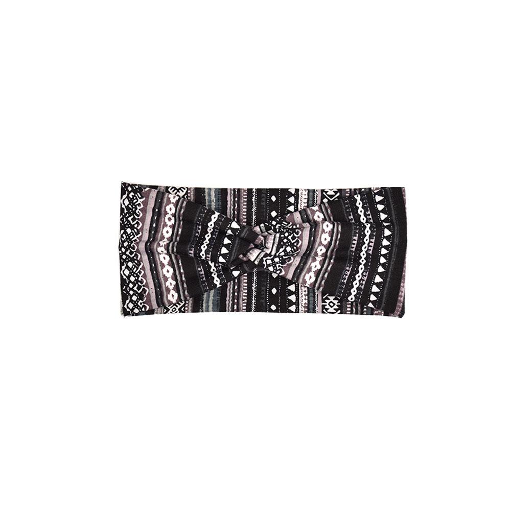 Printed Headband Sports Running Bohemian Face Wash Makeup Hair Cross Wide-brimmed Headband for Women