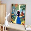 Disney 5D DIY Алмазная живопись Белоснежка Исцеляющая Иллюстрация, Вышитая Мозаика Крестиком Домашний Декор Подарок Поделки