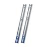 Aoresac 2pcs Soft Close Drawer Slides Heavy Duty Roll Steel Undermount Drawer Slide 12 Inch Ball