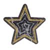 12pcs DIY Sequined Star Pattern Embroidery Sticker Clothes Patch Accessory