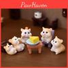 Charming Resin Hamster Ornaments Ideal For Diy Micro Landscape Projects