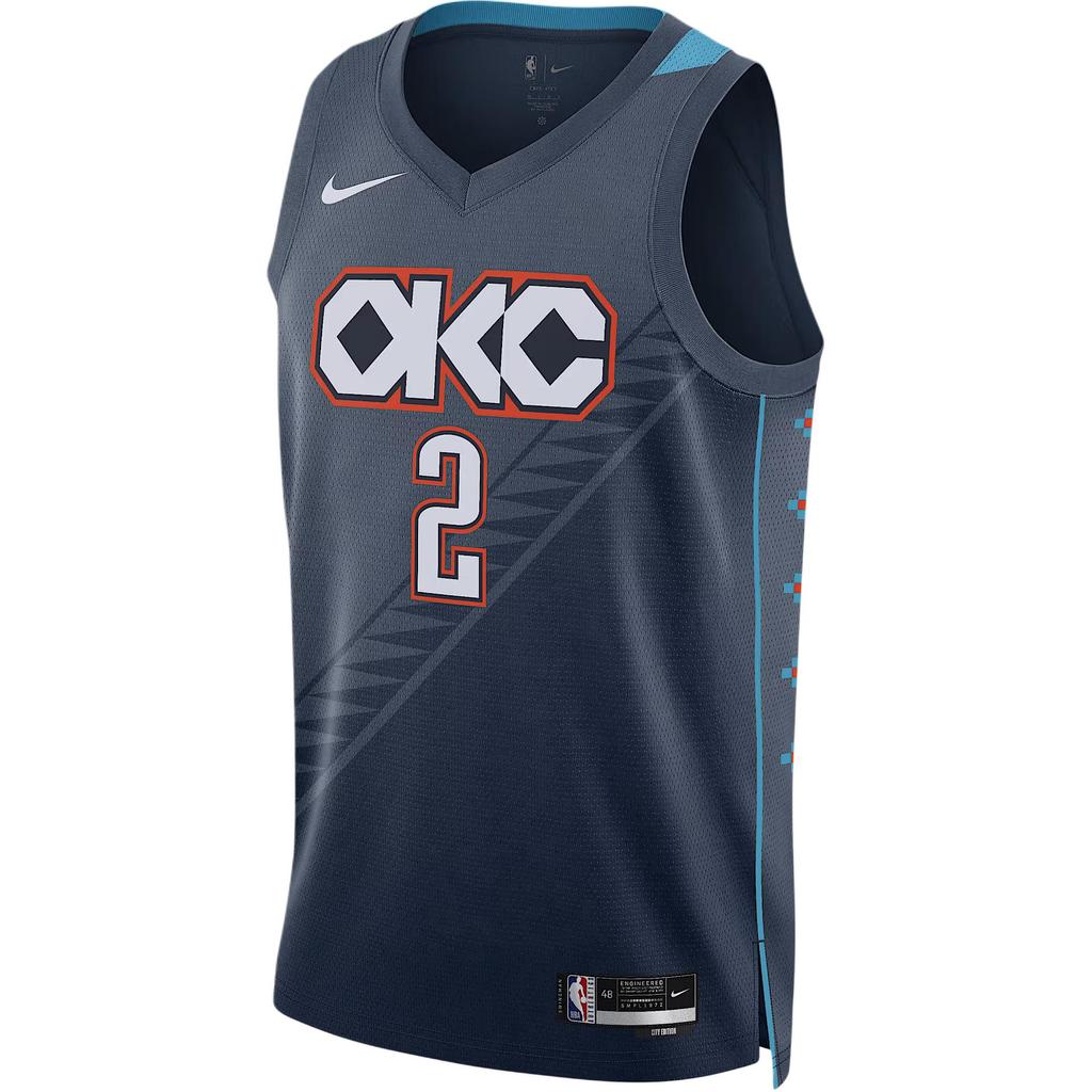 Nike NBA FW25 Шай Гилджес-Александер Городская версия Майка для баскетбола без рукавов Dri-FIT Мужские топы HM5990-437