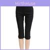 Женская мода Летние Сексуальные Мягкие Узкие Стрейч Капри Джеггинсы для Трендового Образа