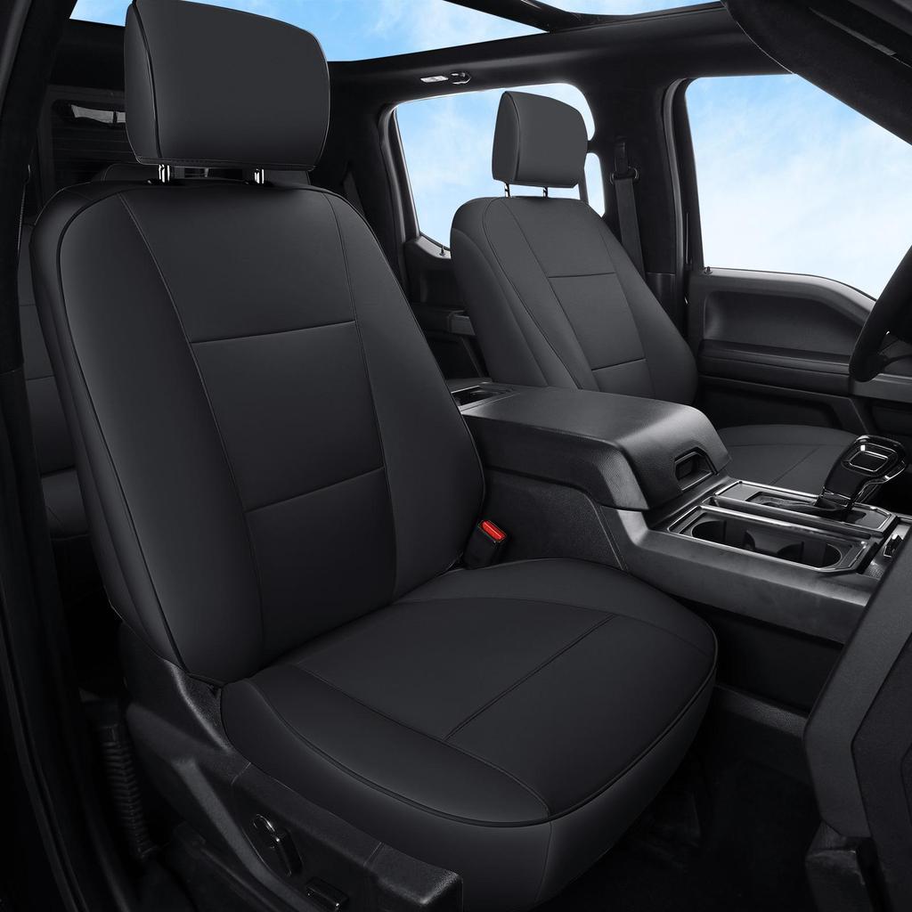 Ford Raptor F150 Leather All-Season Seat Cover, Fully Wrapped, Vehicle-Specific Cushion