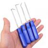 4 шт./компл. крючок для сальника масла универсальный автомобильный разделительный провод мини предохранители ручные инструменты для разборки синяя ручка свободный крючок для сальника масла