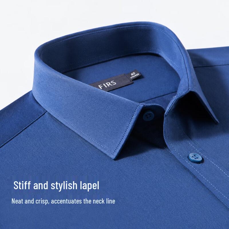 Мужская рубашка FIRS, 100% хлопок, с длинным рукавом, в стиле business casual