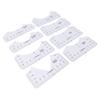 8PCS T Shirt Ruler Guide PVC Clothing Centering Design T Shirt Alignment Tool for Heat Press