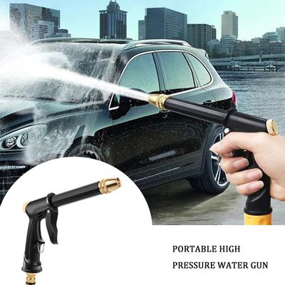 Портативный водяной пистолет высокого давления для мойки автомобилей, садовый шланг для полива, насадка для разбрызгивателя, водяной пистолет для пены