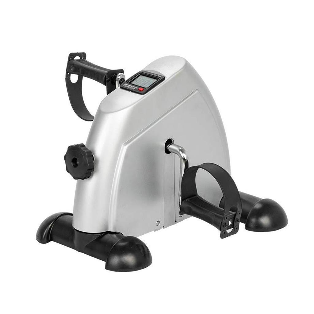 Мини-домашний велотренажер, портативный педальный тренажер для ног и рук, упражнения с педалью для фитнеса, велотренажер в помещении, шаговый велотренажер со счетчиком LCD Di