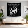 Jit Мультяшный Гобелен Hollow Knight Экологичный Машинная Стирка Декоративное Настенное Искусство Идеально Для Гостиных, Спален И Общежитий