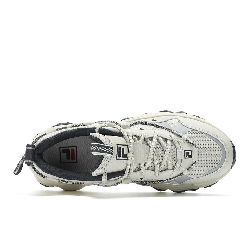 Fila Fluid 5 Кошачья лапка 5 Модные Универсальные Спортивные Ретро Тренд Низкие Кроссовки Повседневная Обувь Мужские кроссовки Серо-зеленый F12M432101FSH