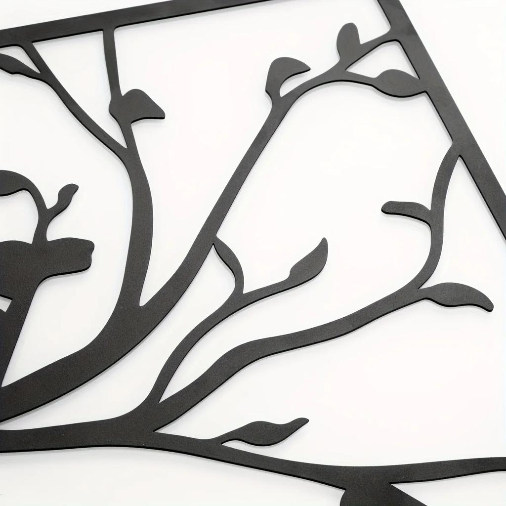 3 шт./набор Металлическое настенное искусство Древо Жизни - Декор ветвей для украшения стен гостиной и офиса