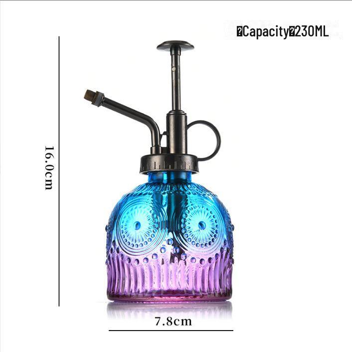 Ретро Подсолнух Стеклянная лейка и распылитель для сада