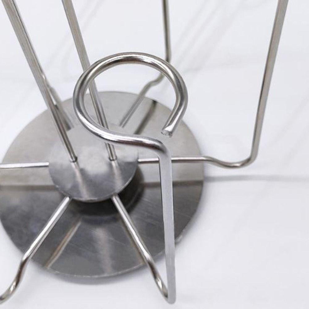 Upside-Down Cup Drying Rack Large Capacity Glass Cup Storage Rack Rotating Cup Holder  Kitchen