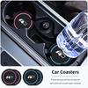 DOG1 2PCS Available in Multiple Colors Silicone material Water Coaster For VW R Tiguan CC Jetta Polo Golf Passat Touareg T-ROC
