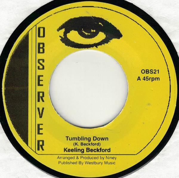 7-дюймовая пластинка KEELING BECKFORD KEN BOOTHE Tumbling Down Silver Words OBS21 Observer 2012 UK Регги Ска Даб Б/у