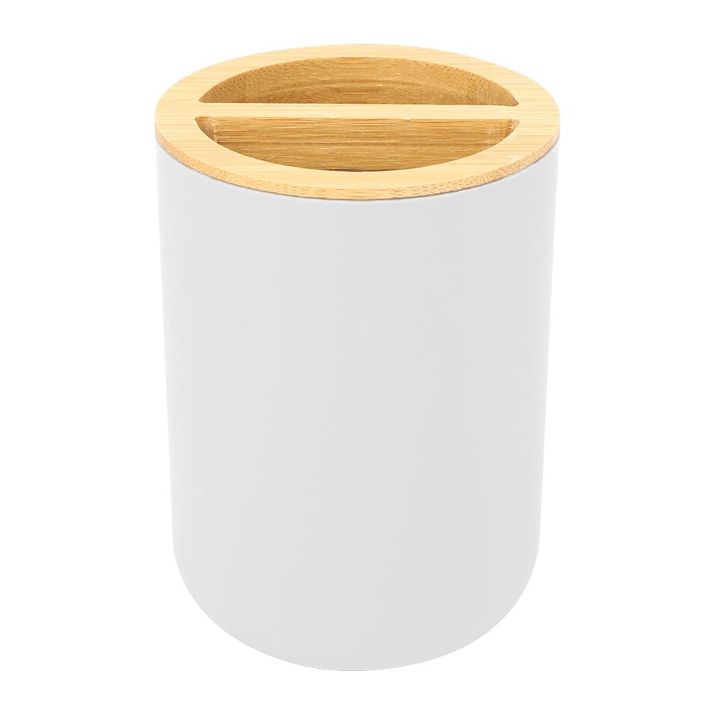 Набор из 6 предметов для дома, ванной комнаты, мыльница, держатель для зубных щеток, стакан для полоскания, бутылочка для лосьона, набор аксессуаров, белый