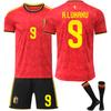 2026 FIFA World Cup Belgium Football Jersey for Kids and Adults A.LUKAKU #9