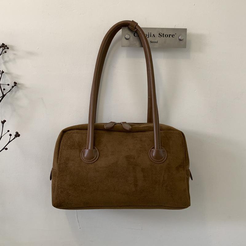 Ретро сумка-багет осень новая простая сумка-подушка простая сумка подмышку женская модная сумка через плечо