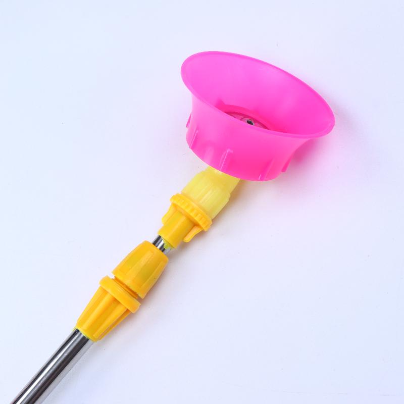 Retractable Garden Watering Sprayer Wand Adjustable Rotating Nozzle for Plant Irrigation Outdoor Deck Cleaning