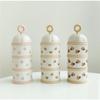Cartoon Bear Baby Milk Powder Box Tulip Portable Formula Dispenser Infant Food Tank  Travel