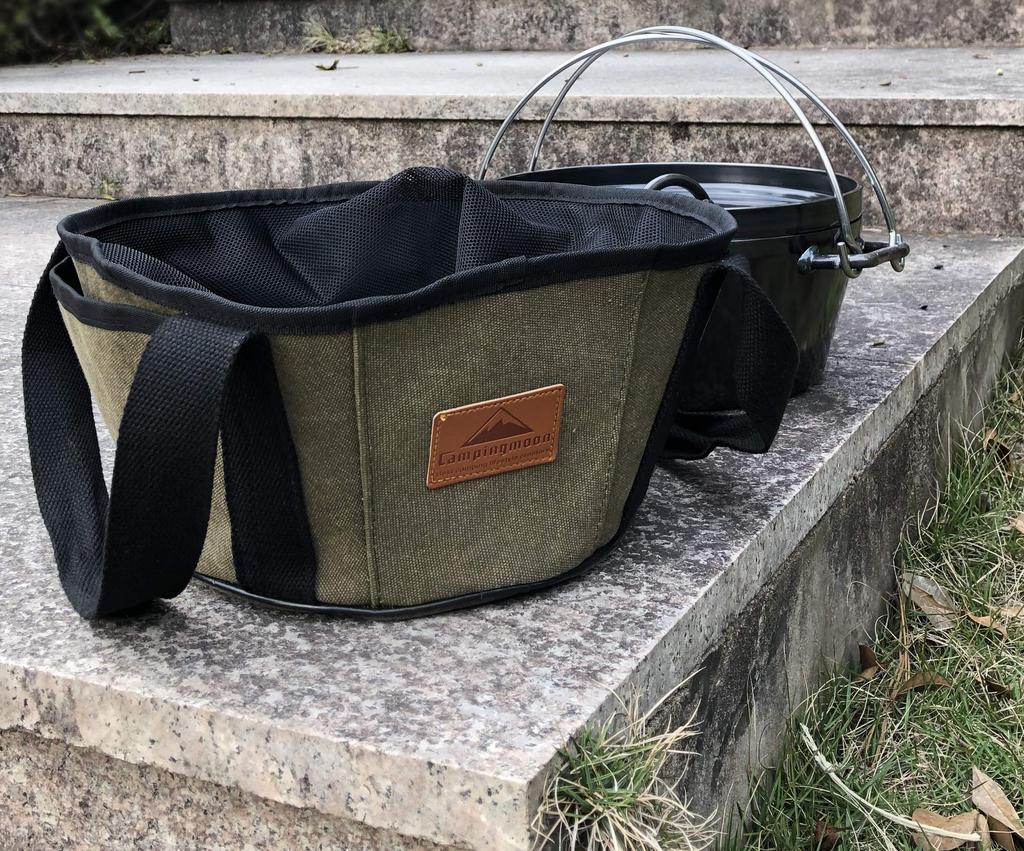 Чехол для голландской печи CAMPING MOON, холщовый, 10-дюймовый, сумка для хранения духовки Dodge DO-28BK