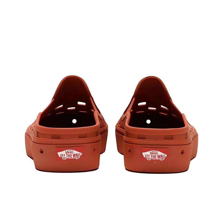 Vans Slip-On Mule TRK Versatile Casual Non-Slip Durable Sports Sandals Unisex Sandals Red VN0005V8GWP