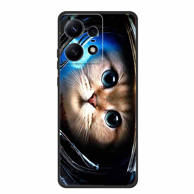 Для чехла Moto Edge 50 Pro Животные Мягкий силиконовый ТПУ Чехлы для телефона Задняя крышка Для Motorola Edge 50 Pro 5G Защитник Волк Крутой funda