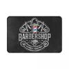 Barber Shop Theme Non Slip Welcome Doormat Washable Entrance Floor Mat For Home Bathroom Kitchen Balcony Decor