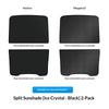 Fit For New Model 3 Model Y Ice Crystal UV Privacy Side Window Sunroof Heat Insulation Foldable Mesh Sunshade