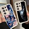 Чехол для телефона Samsung Galaxy S26 S25 Ultra S24 FE Красивый фиолетовый чехол-бабочка S23 Plus S22 + S21 S20 5G Мягкий силиконовый Fund