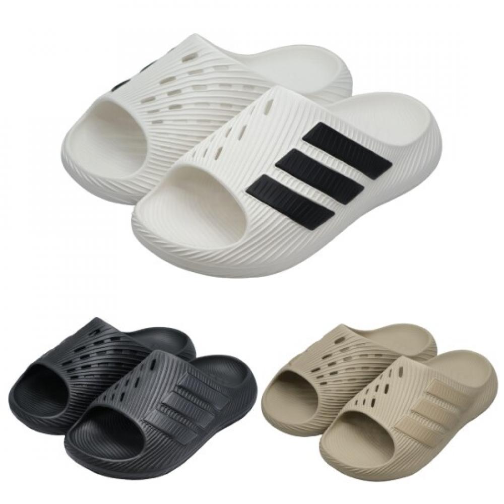 adidas Унисекс Шлепанцы Pure Chill Черный Белый Хаки