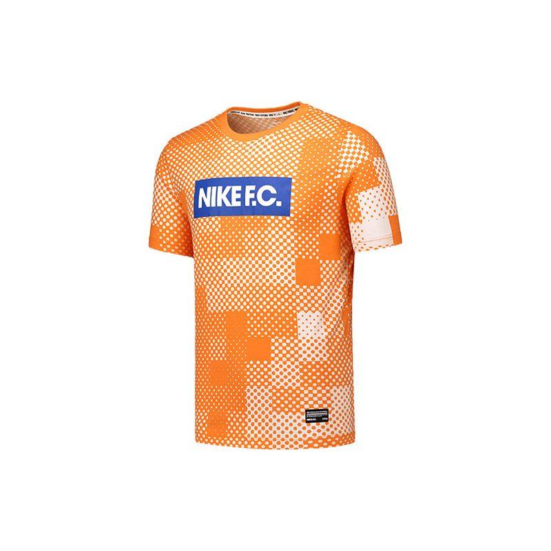 Nike Футбольные майки для мужчин Оранжевые Умеренный Прямой крой AV5314-838