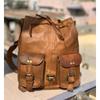 Handmade Leather Backpack Vintage Brown Backpack Women Backpack Laptop Backpack