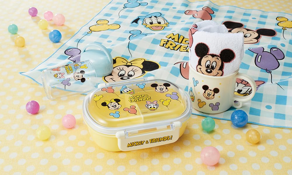 Skater Small Lunch Single Perfect for Filling Made in Disney Mickey Friends Balloon QAF1AG68950 Kids' Box, Tier, 270ml, Dome-Shaped, Kids' Lunches,