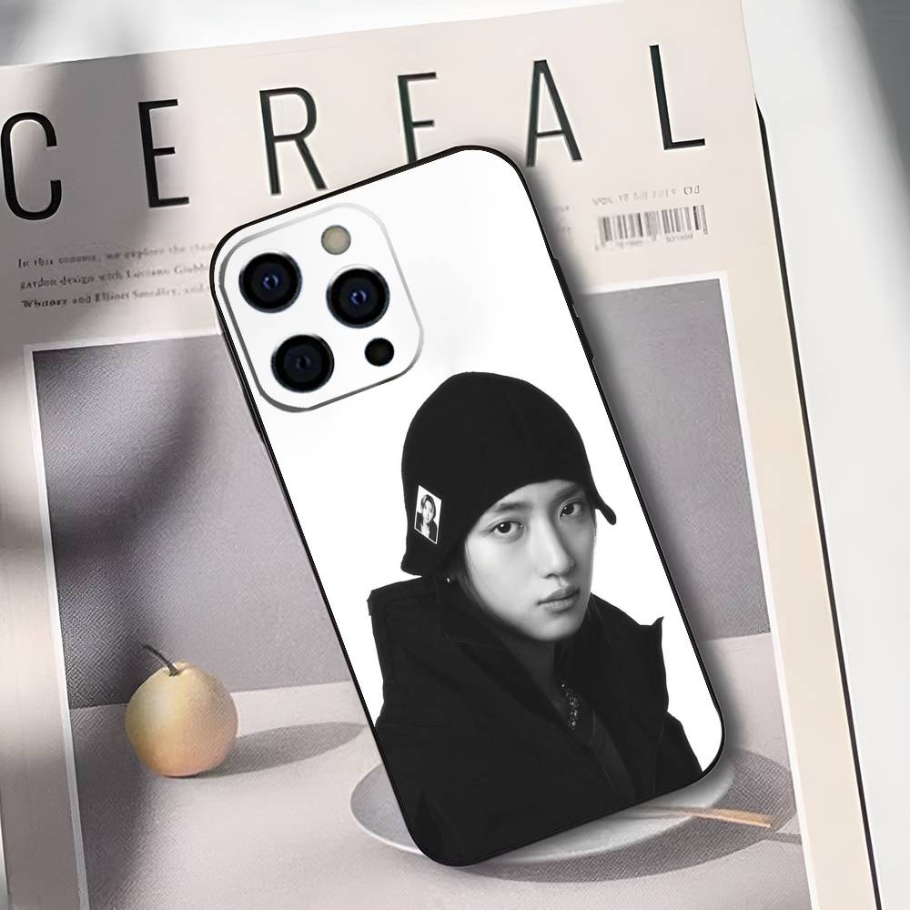 Woojin LNGSHOT Jung Woo Jin Phone Case For iPhone 17,16,15,14,13,12,11 Plus,Pro Max,XS,Soft Black Cover