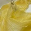 150cm X 1 Yard Organza Pleated Fabric Hardnet Texture Handmade Pleated DIY Clothing Fabric Three-dimensional Decoration