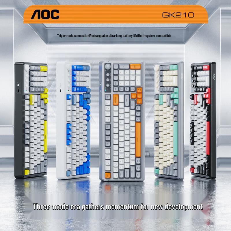 AOC GK210 Tri-Mode RGB Mechanical Keyboard