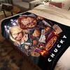 Chucky's Deadly Charm blanket Camping trip Soft and comfortable bedroom Machine washable Christmas gifts