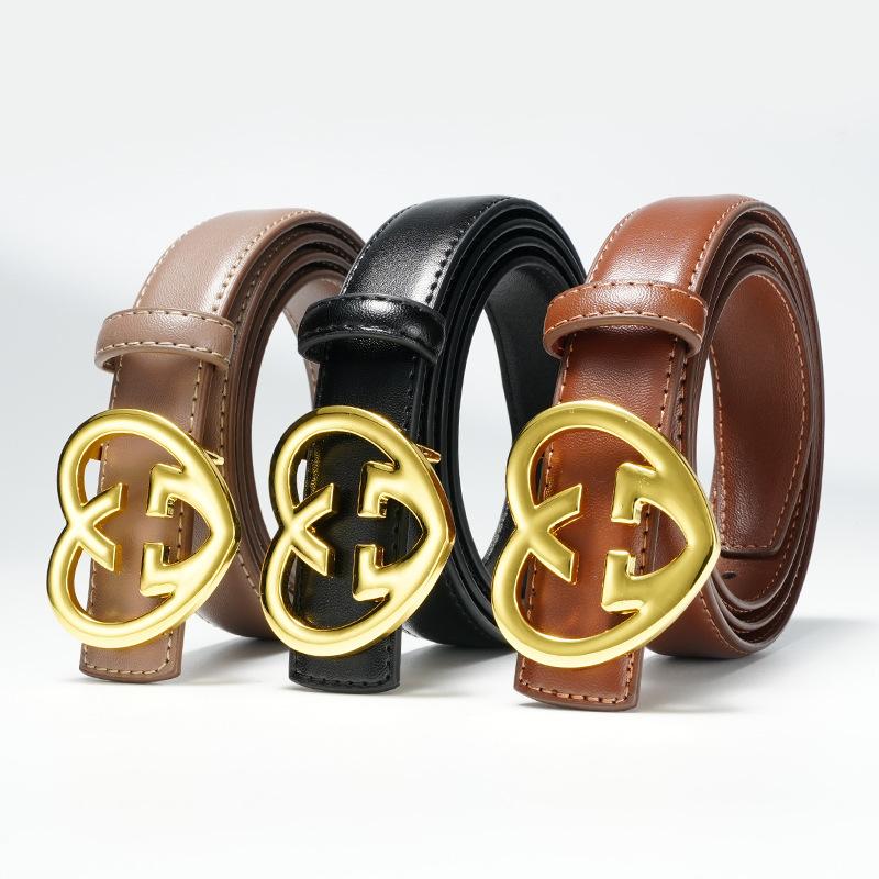 Ремень Женское платье Гладкая пряжка Женские платья Платья Декорированные женские ремни Универсальные тонкие ремни