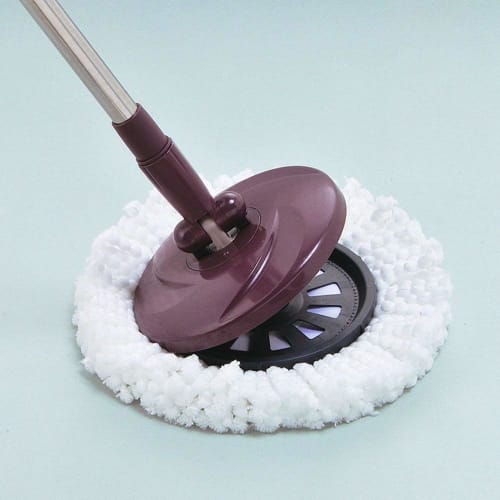 Azuma Tornado Rotating Mop with Round Head for Easy Installation, Single-Tank Cleaning Bucket, Handleless Mop