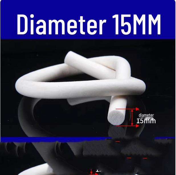 Круглый шнур из силиконовой пены - Термостойкая уплотнительная лента (2/3/4/5/6/7/8/9/10 мм)