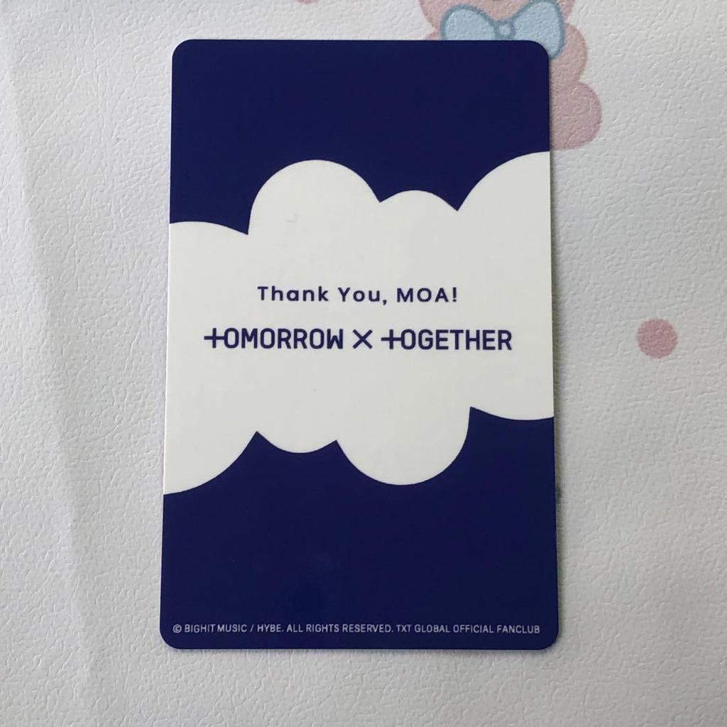 [USED] TXT HAPPY TOGETHER QUIZ Trading Card MOA Hueningkai