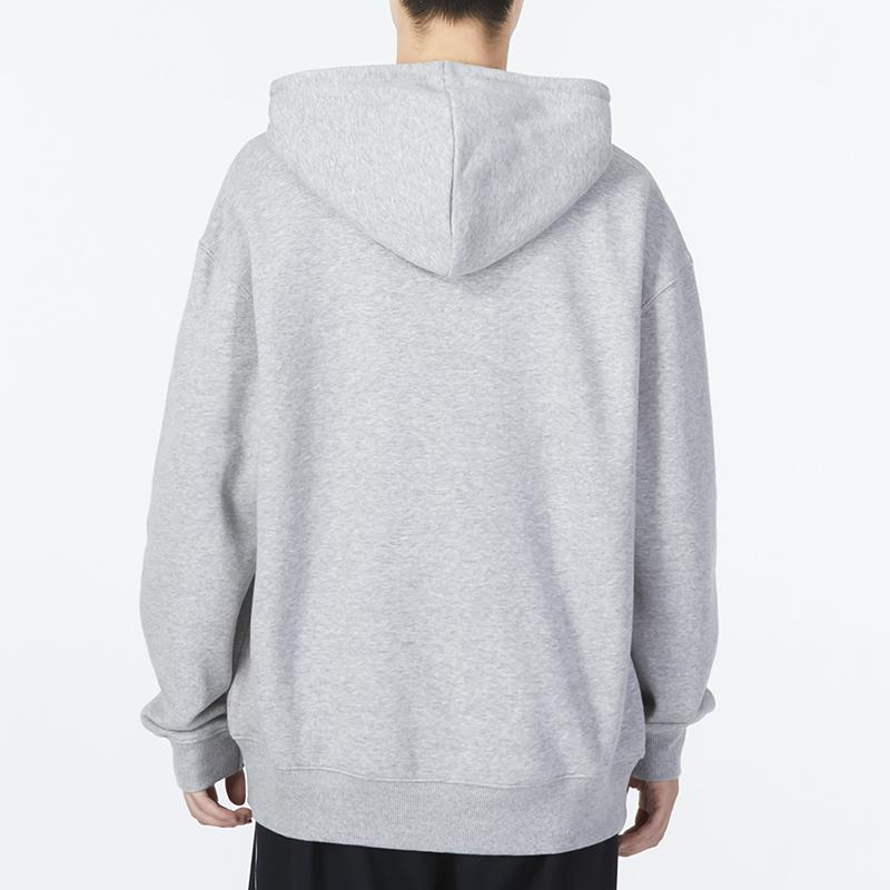 Adidas Мужская толстовка с капюшоном Pure Color Logo Серая HK2830