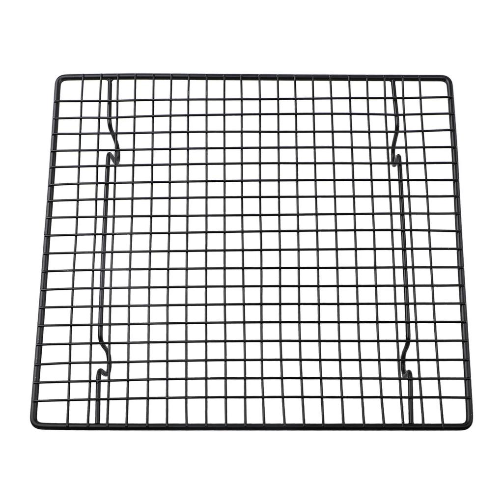 Accessories Cake Cooling Rack Kitchen Pure Metal Saving Time Biscuit Dish Tray Black For Baking Roasting Brand New