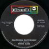 7-дюймовая пластинка КАСС ЭЛЛИОТ - Калифорнийское землетрясение / Разговор с 454166 Dunhill, ABC Re 1968 US Рок Б/У