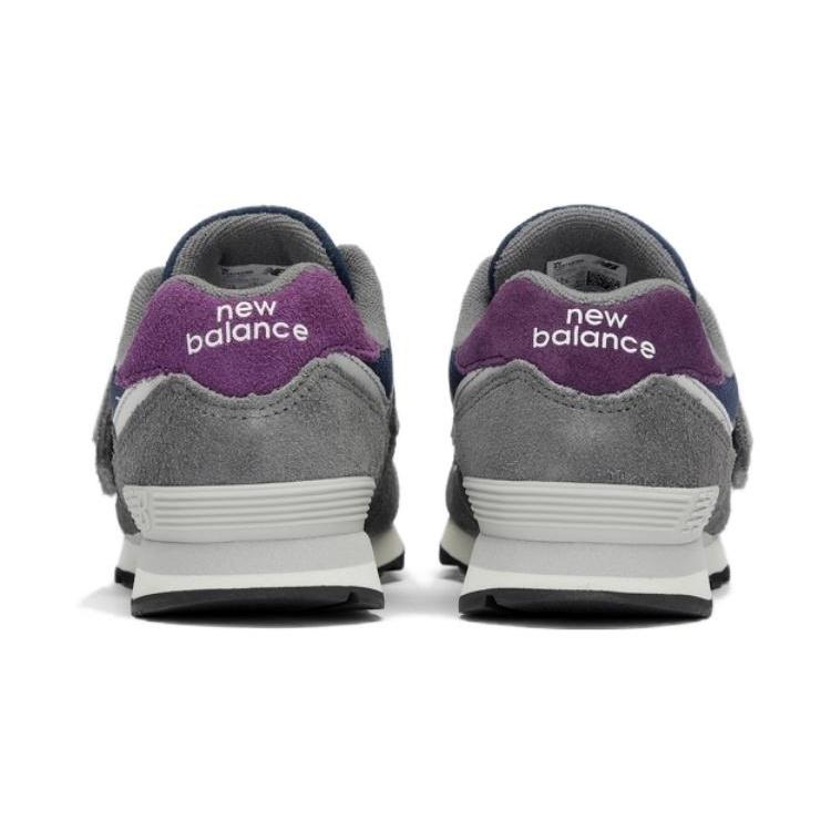 (PS) New Balance 574 Hook & Loop 'Castle Grey Navy Blue' Kids' PV574KGN